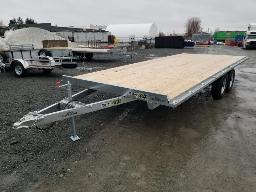 2025 METALXPERT MXP96240T, remorque plateforme en acier galvanisé 2 essieux tandem 8 pi. x 20 pi.