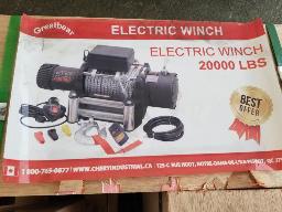 Treuil 20000 lbs avec télécommande, neuf