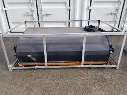 2025-Balai rotatif pour mini chargeur 72'', attache skid steer, 900 lbs