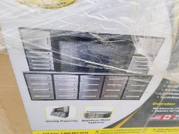 EMC-coffre 30 tiroirs, 2 portes,  87''x22''x74'', stainless, à assembler