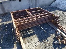 10 Échafauds 60'' de large et 5 barres