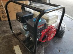 BISON-Pompe à eau 3'', moteur à essence 7HP, 55 mètres cube/hre, neuve