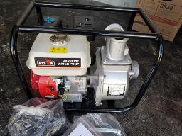 BISON-Pompe à eau 3'', moteur à essence 7HP, 55 mètres cube/hre, neuve