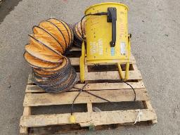 Ventilateur d'évacuation, tuyau