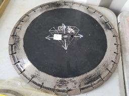 3 Lames au diamand pour asphalte