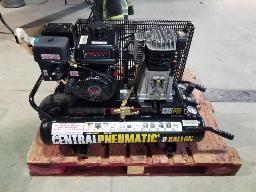 CENTRAL PNEUMATIC, Compresseur à air horizontal, 9 gallons, 212 cc, 6.5HP, 135 PSI à essence, EPA III