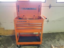 US GENERAL, Chariot-coffre de mécanicien de 30 '', 4 tiroirs, orange