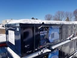 2025 CHERY-Abri 20'x32'x12', simple trust, PVC, grade 420, boîtier: 86''x30''x20''