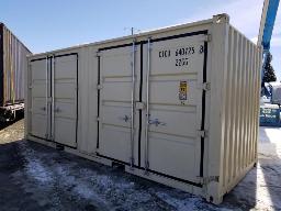 2025 Conteneur 20', 2 portes hauteur 8'6''