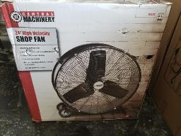 CENTRAL MACHINERY, Ventilateur d'atelier à haute vélocité de 24 po