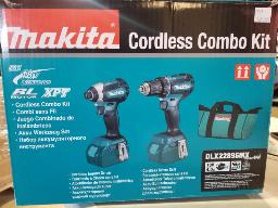 2025 MAKITA, Tournevis à chocs, 1/4 po + Perceuse-tournevis 1/2 po + 1 batterie 18V + 1 chargeur+ 1 sac