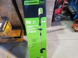 2025 GREENWORK PRO, Coupe herbe sans fil 60V lithium + 1 batterie+1 chargeur