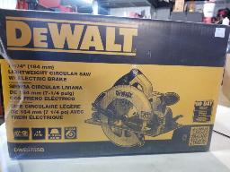 2025 DEWALT, Scie circulaire à vis sans fin avec frein électrique 7 1/4 po, 120V, DWS 535B