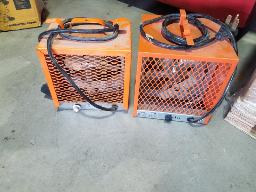 2 Chauffrettes portatives 4800W, 220 volts