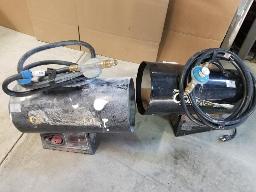 2 Chauffrettes au propane de 30000 à 60000 BTU