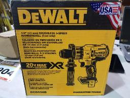 DEWALT DCD996B-Marteau perforateur à 3 vitesses 1/1 po, outil seulement 20 volts max