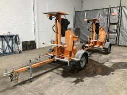 2021, VERMAC AFAD2, 2 REMORQUES    BARRIÈRES DE SIGNALISATION