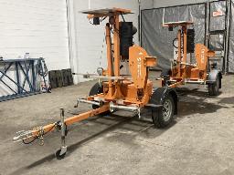 2021, VERMAC AFAD, 2 REMORQUES    BARRIÈRES DE SIGNALISATION