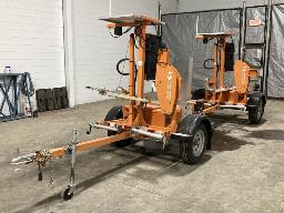 2021, VERMAC AFAD, 2 REMORQUES    BARRIÈRES DE SIGNALISATION