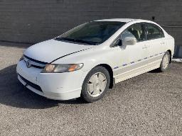 2007, HONDA CIVIC, AUTOMOBILE    HYBRIDE