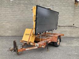 2009, VER-MAC PMV1505, REMORQUE DE SIGNALISATION