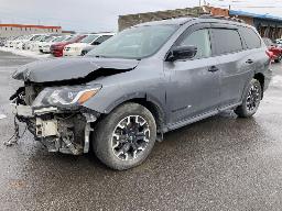 2020, NISSAN PATHFINDER SV, VUS  4WD  ACCIDENTÉ