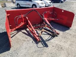 Gratte à neige avec aile hydraulique 8' fermé