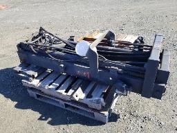 Carcan de chariot élévateur cap. 3000 lbs, 3 sections, fourche 48''