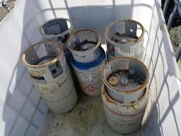 5 Réservoirs de propane en acier pour chariot élévateur