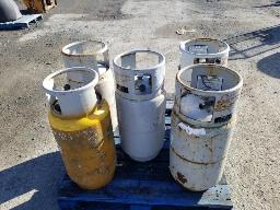 5 Réservoirs de propane en acier pour chariot élévateur
