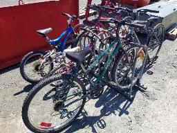 6 Vélos variés et support