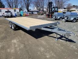 2024 METALXPERT MXP96216T, remorque en acier galvanisé 2 essieux tandem 8 pi. x 18 pi.,