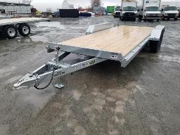 2025 METALXPERT MXP84216T, remorque plateforme en acier galvanisé 2 essieux tandem 7 pi. x 18 pi.,,