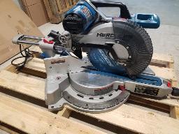 HERCULES, Scie onglets 12'', combinée coulissante double biseau