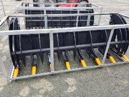 2025-Rateau à grappin 78'', attache skid steer, boîtier 86''x30''x26'', 572 lbs