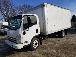 2009 ISUZU NPR, camion cube 16',