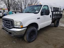 2004 FORD F250, camion plateforme,