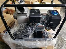 BISON-Pompe à eau 3'', moteur à essence 7HP, 55 mètres cube/hre, neuve