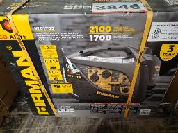 2025 FIRMAN, Génératrice 2100/1700W à essence, 1 prise 20A-120V + 1 prise 30A-120V + 1 prise USB 5V Dc