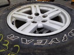 GOOD YEAR, WRANGLER, 4 pneus avec jante RAM