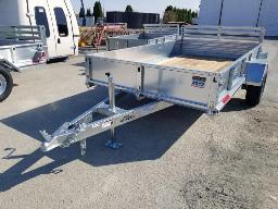 2025 METALXPERT MX66123S, Remorque en acier galvanisé à essieu simple 5.5 pi. x 10.25 pi.,