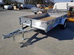 2025 METALXPERT MX66123S, Remorque en acier galvanisé à essieu simple 5.5 pi. x 10.25 pi.,