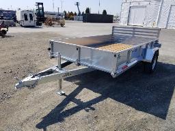2025 METALXPERT MX66123S, Remorque en acier galvanisé à essieu simple 5.5 pi. x 10.25 pi.,