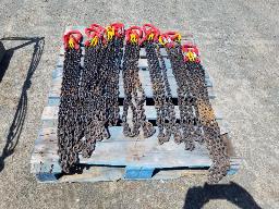 8 élingues de chaîne de levage à double jambe avec crochet