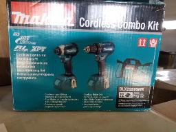 MAKITA, Tournevis à chocs + perceuse visseuse sans fil 18V + 2 batteries 4.0 AH + chargeur