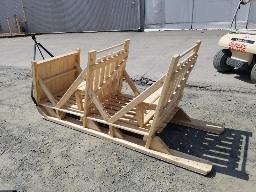 Traineau pour motoneige 2 places