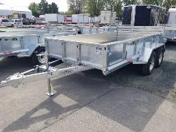 2026 METALXPERT MX72144T, Remorque en acier galvanisé 2 essieux tandem 6 pi. x 12 pi.