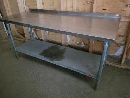 Table en stainless 72''x30''x36''