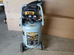 MCGRAW-Compresseur à air vertical, 20 gallons à l'huile, 1.6 HP, 135 PSI