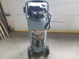 MCGRAW-Compresseur à air vertical sans huile, 21 gallons, 1.5 HP, 175 PSI